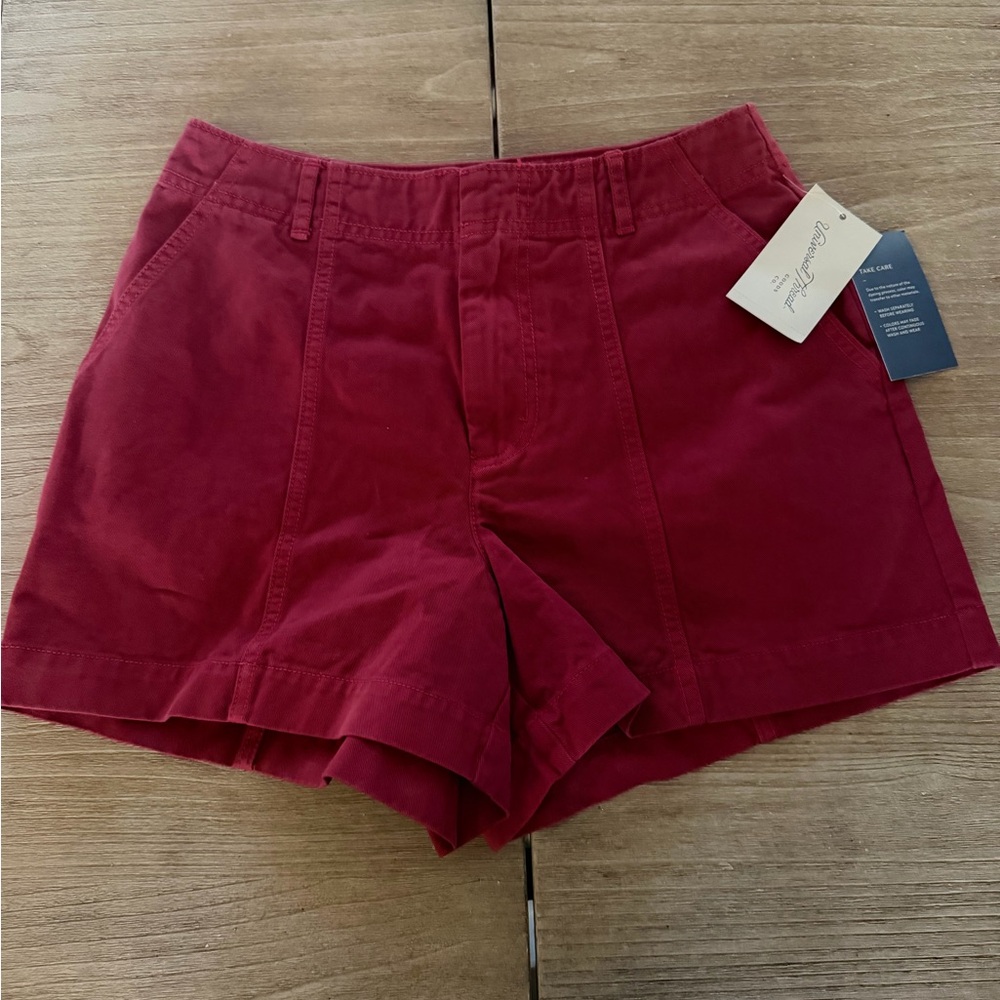 Universal Thread High Waist Burgundy Shorts